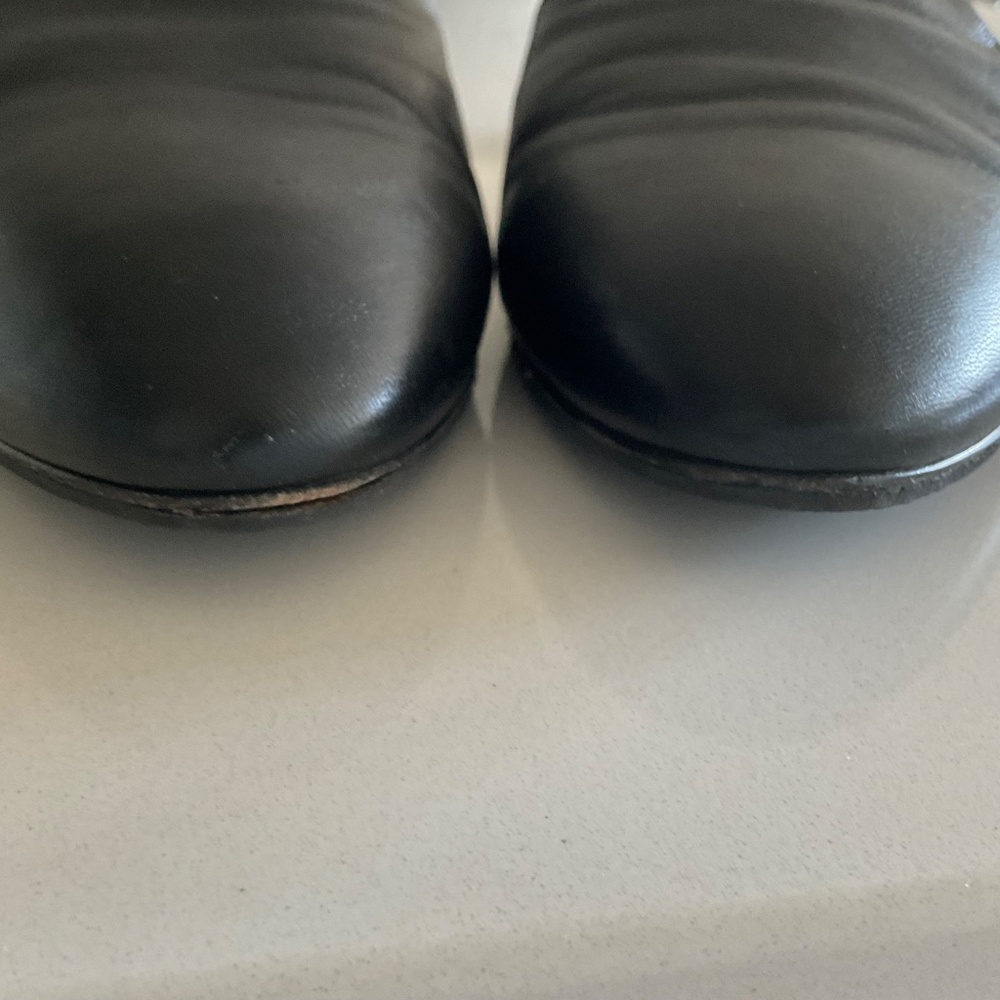 Chanel Black Leather Mules Size 41 - Picture 9 of 11